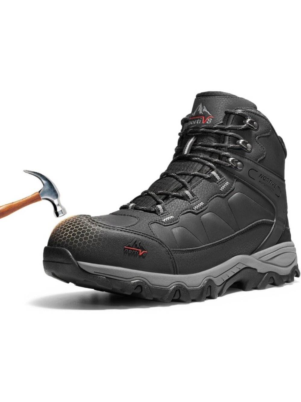 Men's Waterproof Steel Toe Work Boots | Durable, Slip-Resistant, Comfortable